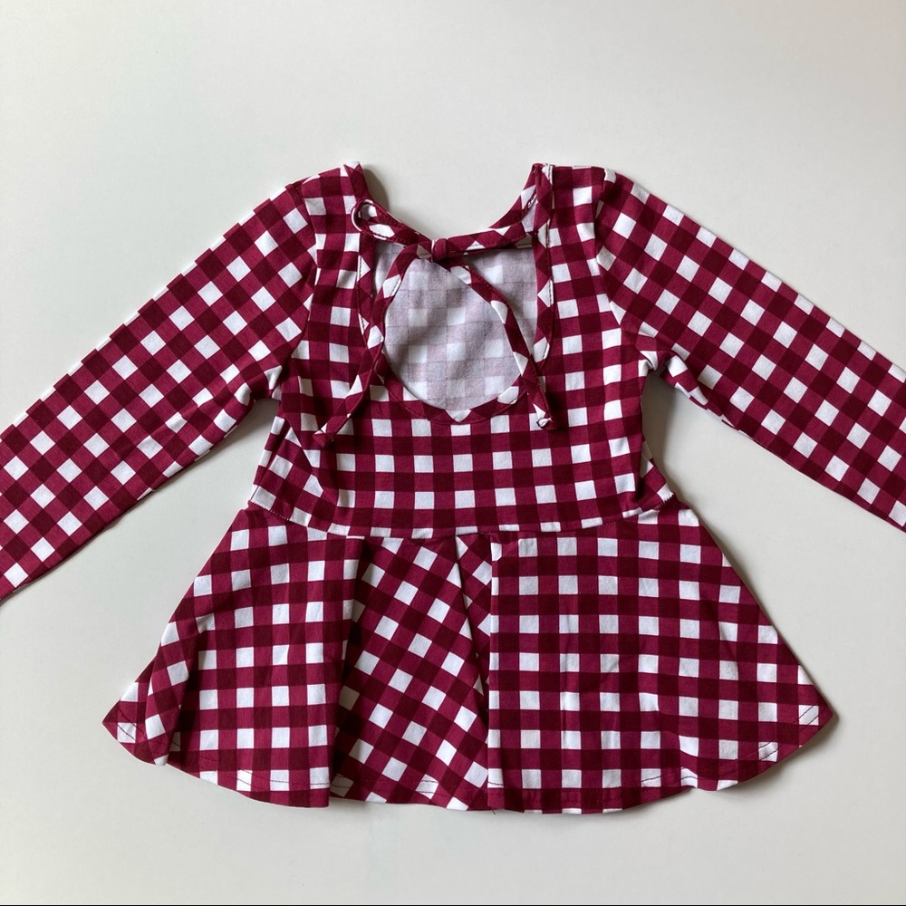 Ricrac & Ruffles Boutique Red Gingham Dress! - Picture 5 of 7